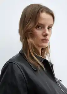 Chaqueta Phibi Negro Talla M Mujer Mango