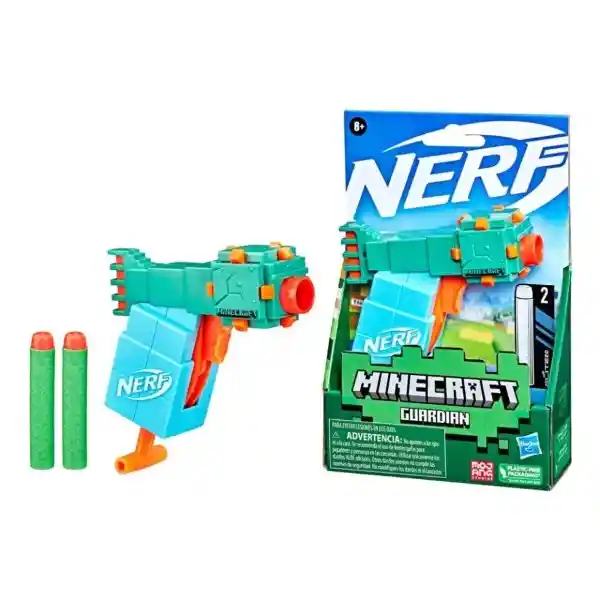 Lanzador Hasbro Nerf Microshots Minecraft Variedad de Modelos