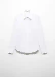 Camisa Sofía Blanco Talla M Mujer Mango