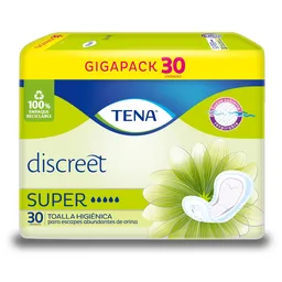 Tena Toalla Higiénica Discreet Super