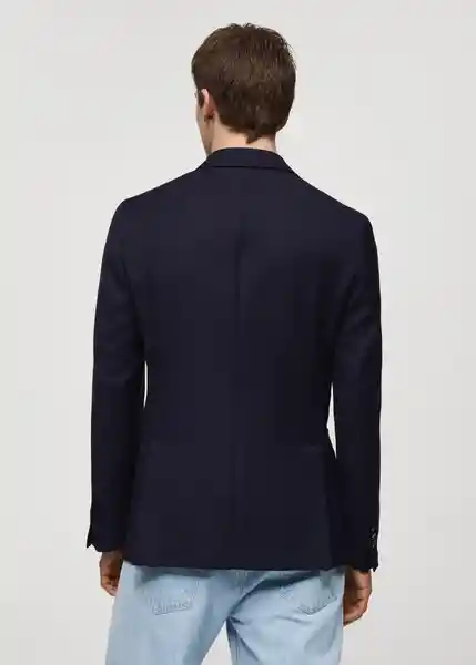 Blazer Americana Giglio Navy Talla 48 Hombre Mango