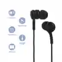 Audífonos Magnéticos de Cable Metal Mod Pa506 Negro Miniso