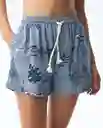 Short Mujer Azul Talla 12 351G004_AZU174021 Americanino