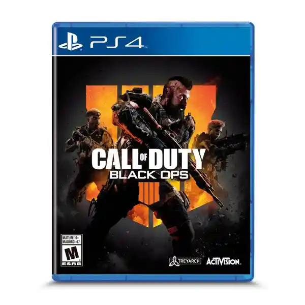   Playstation  Videojuego Ps4 Call Of Duty Black Ops 4 