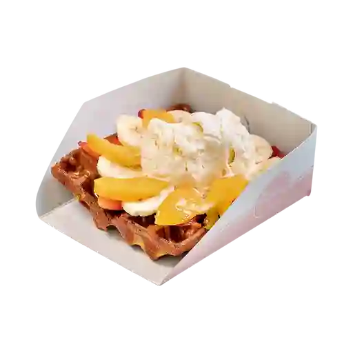 Nutella, helado y 3 frutas