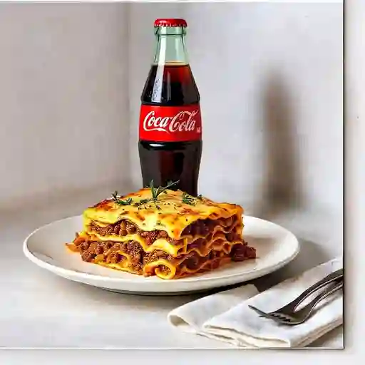 Lasagna con coca cola