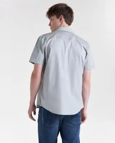 Camisa Hombre Gris Talla M 819G000_GRI154704 Americanino
