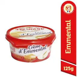 President Crema de Emmental Esparcible