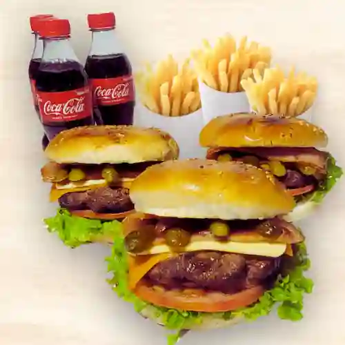Hamburguesa Tribupara Tres