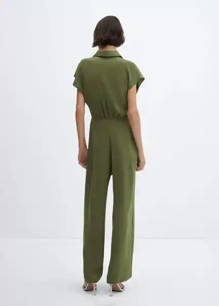 Enterizo Mono Juani Verde Talla S Mujer Mango