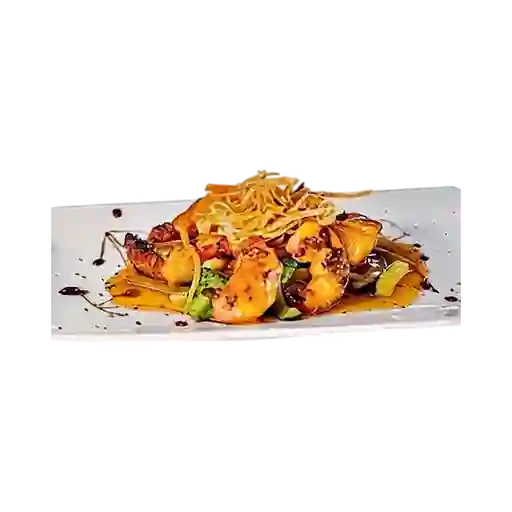 Langostinos chifa