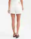 Short Diamont Femenino Crudo Azucarillo Claro Talla 6 Chevignon
