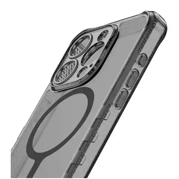 Itskins Estuche Clear Con Magsafe Para iPhone 15 Pro Max Negro