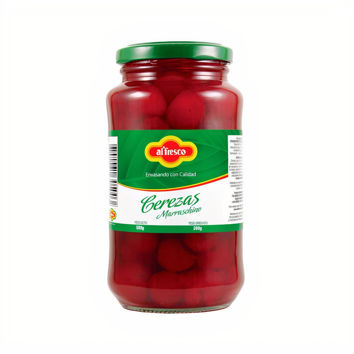 Al Fresco Cerezas Marrasquino en Conserva 500 g