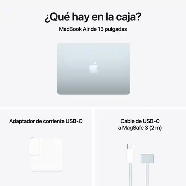 Apple Macbook Air: M4 Chip With 16Gb 256Gb SSD Sky Azul 13