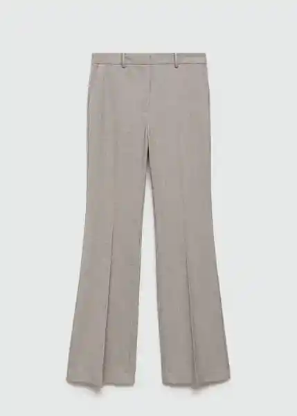 Pantalón Madison Gris Claro Vigore Talla 38 Mujer Mango