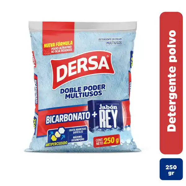 Detergente en Polvo Bicarbonato + Jabón Rey