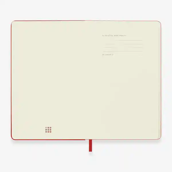 Moleskine Agenda 2024 Grande Diaria Rojo Hc