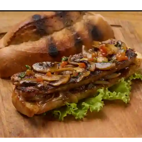 Choripan Champiñones