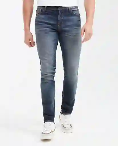 Jean Rider Masculino Azul Clásico Oscuro Talla 30/32 Chevignon