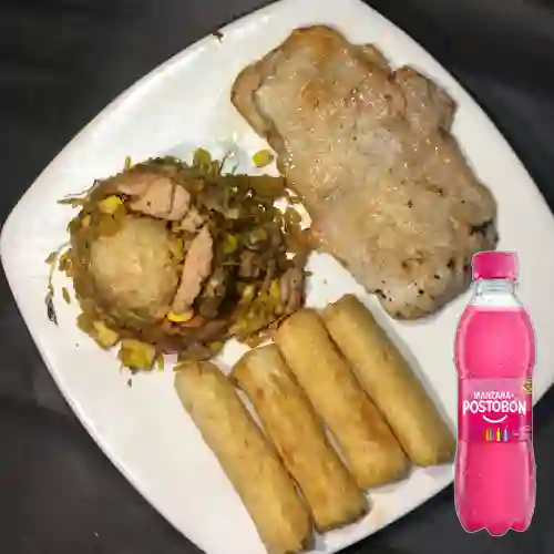 Combo Filecombo + Postobón Manzana 250 ml