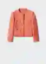 Chaqueta Wintour Rosa Talla M Mujer Mango