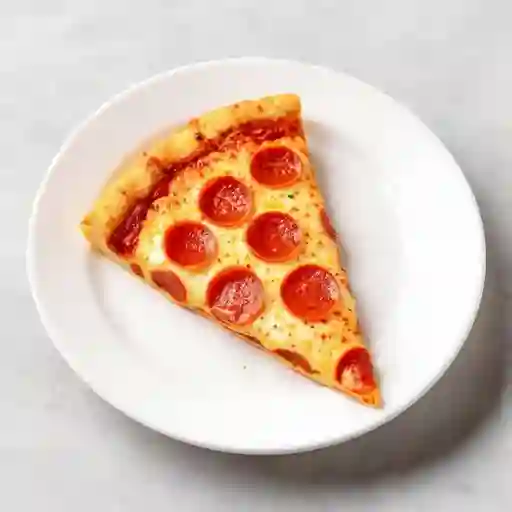 Porción pizza de peperoni