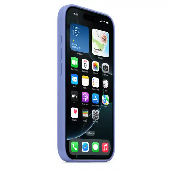 Apple iPhone 16 Pro Silicone Case With Magsafe Periwinkle