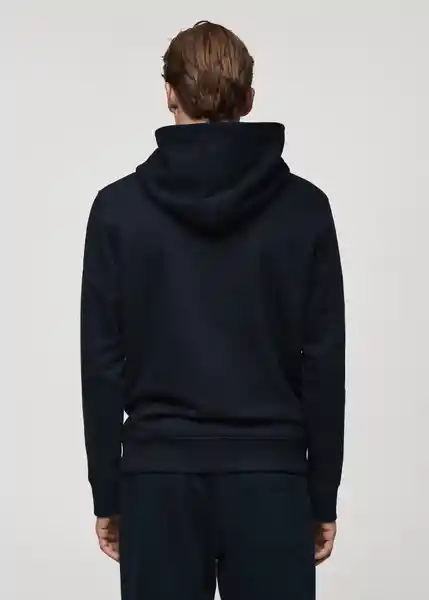 Sudadera Bola Navy Talla M Hombre Mango