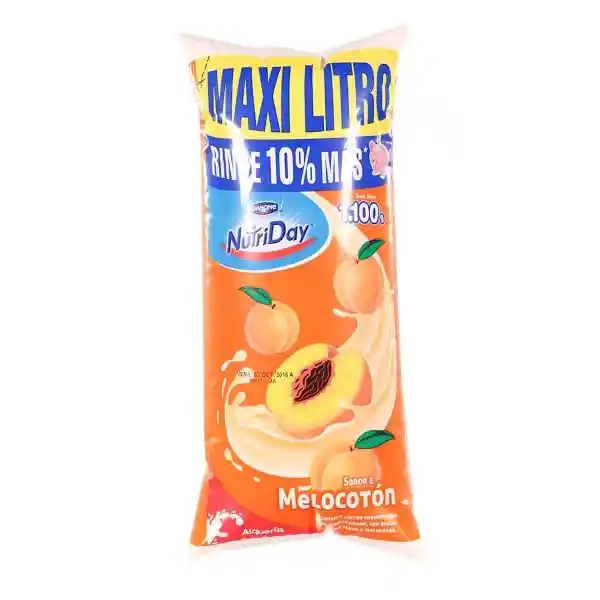 Nutriday Alimento Lácteo Maxilitro Melocotón