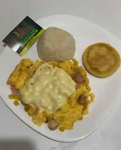 Arepa con Huevos