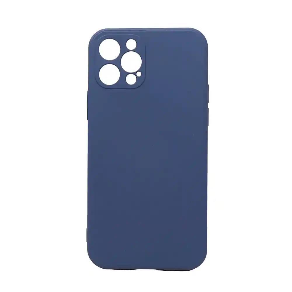 iPhone Miniso Case Para Celular12 Pro Tpu Azul Oscuro