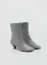 Botines Luna Gris Talla 40 Mujer Mango