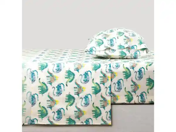 Set Sabanas Estampadas Niño Beige Casaideas