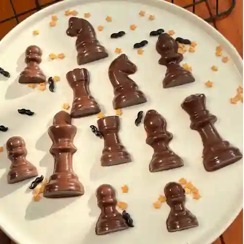 Piezas de Ajedrez en Chocolate