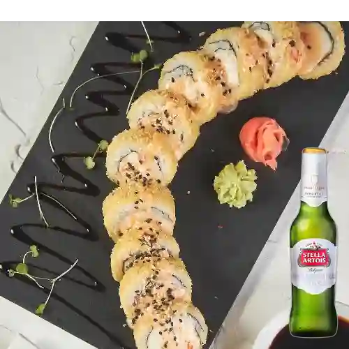 Combo Lobster Panko Roll + Stella Artois Bot. 330ml