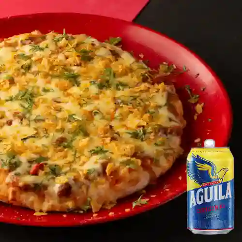 Combo Pizza Mexicana + Aguila 355 ml