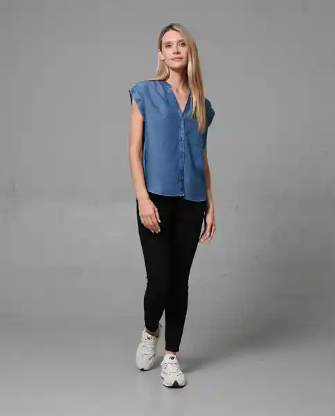 Camisa Mujer Azul XL 210 G100_AZU183928 Rifle