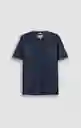 Camiseta Polo Hombre Azul Talla L 802G083_AZU193923 Americanino