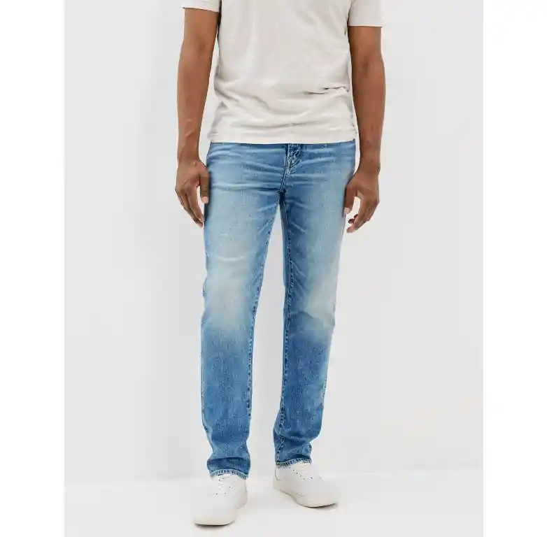 Jean Athletic Straight Hombre Azul Talla 32 x 32 American Eagle