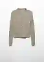 Saco Jersey Shiney Khaki Talla M Mujer Mango