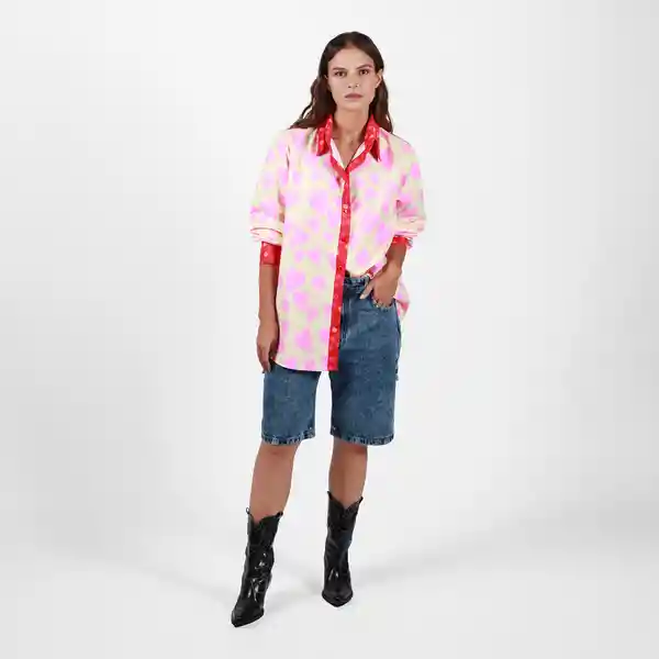 Camisa Corazones by Sacré Multicolor Talla XS/S 582018