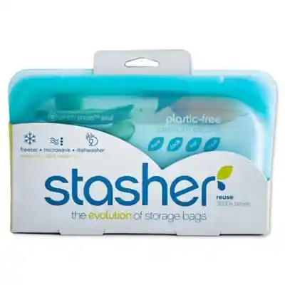 Stasher Snack Silicona Aqua