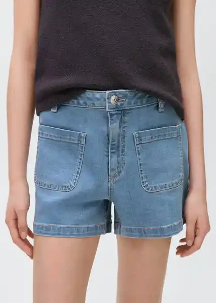 Short Pockets Tejano Claro Talla 22 Teen Niñas Mango