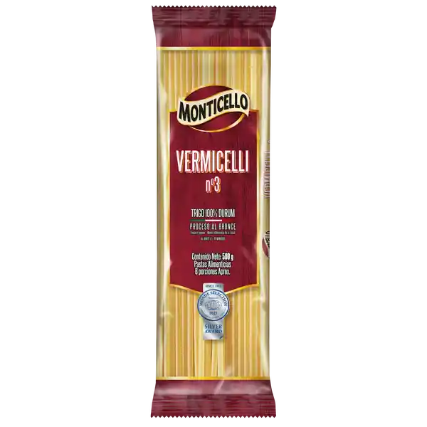 Monticello Pasta Vermicelli N° 3