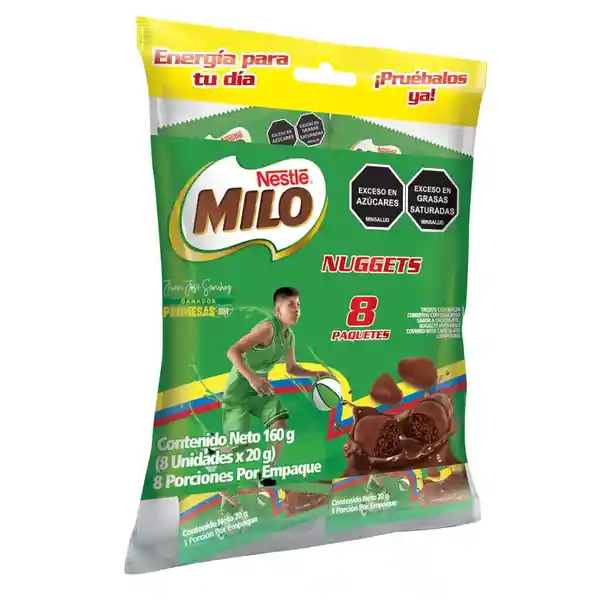 Milo Nuggets cubiertos Sabor Chocolate