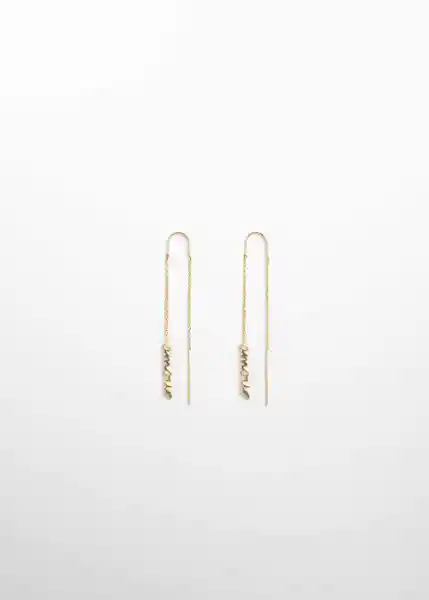 Pendientes Amour Mujer Oro Talla 99 Mango