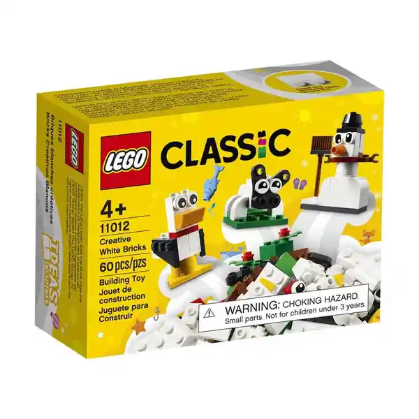 Lego Juego Classic: Bricks Creativos Blancos