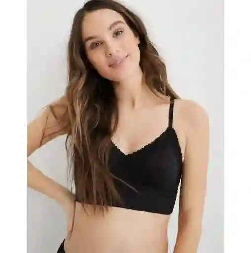 Bralette Negro Talla Small Aerie American Eagle