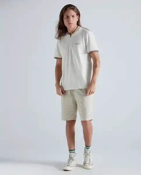  Camiseta Hombre Crudo Talla M 801E006 AMERICANINO 